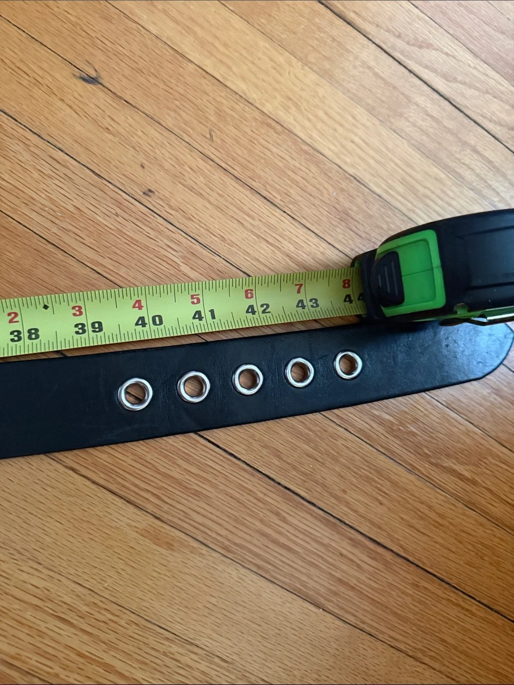 Coach Black Leather XL Soho Grommet 1.5” Belt